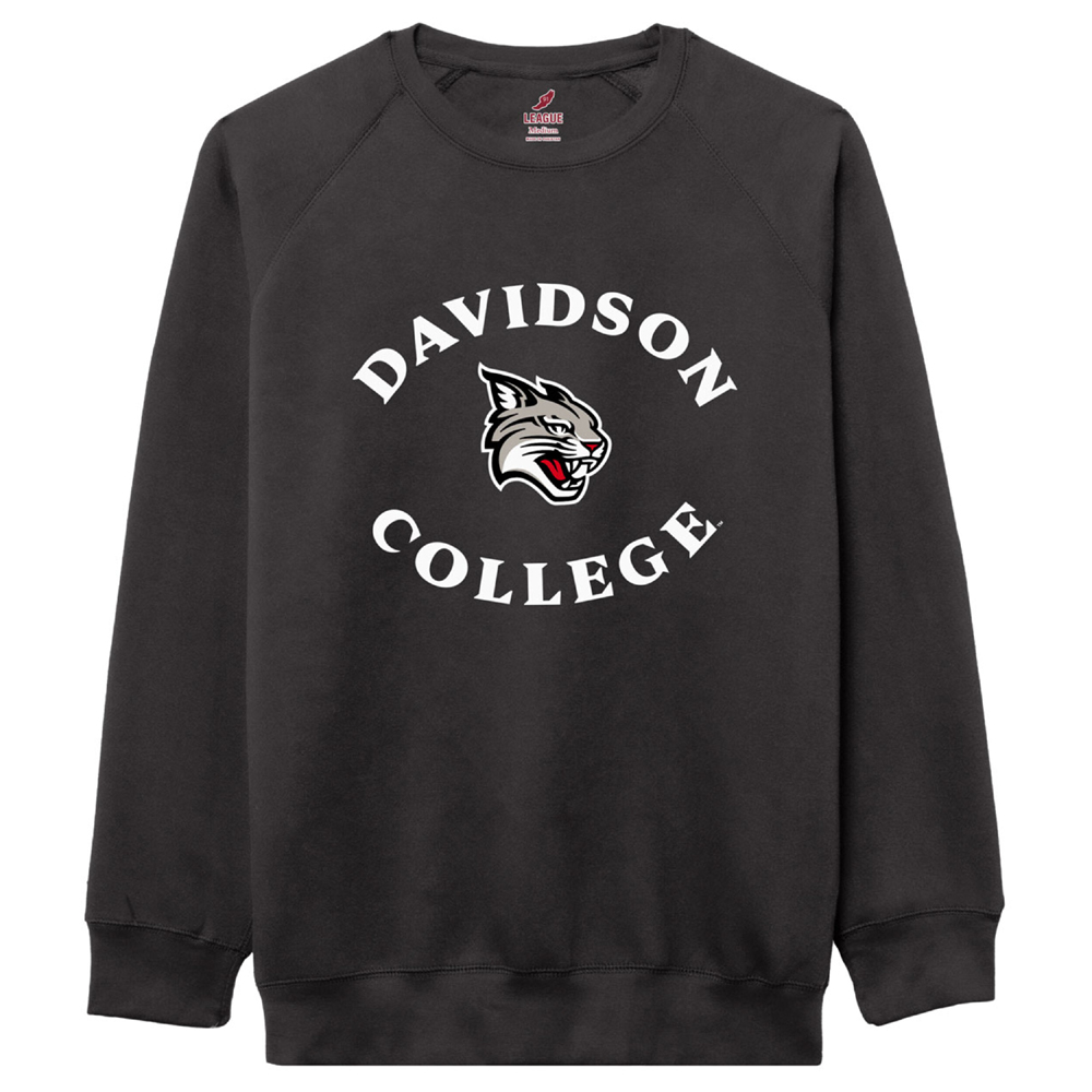 Davidson College Black Essential Crew