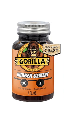 Rubber Cement with Brush Applicator