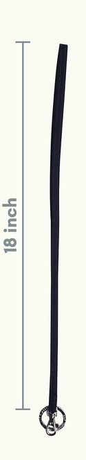 Black Lanyard ID BAdge Holder