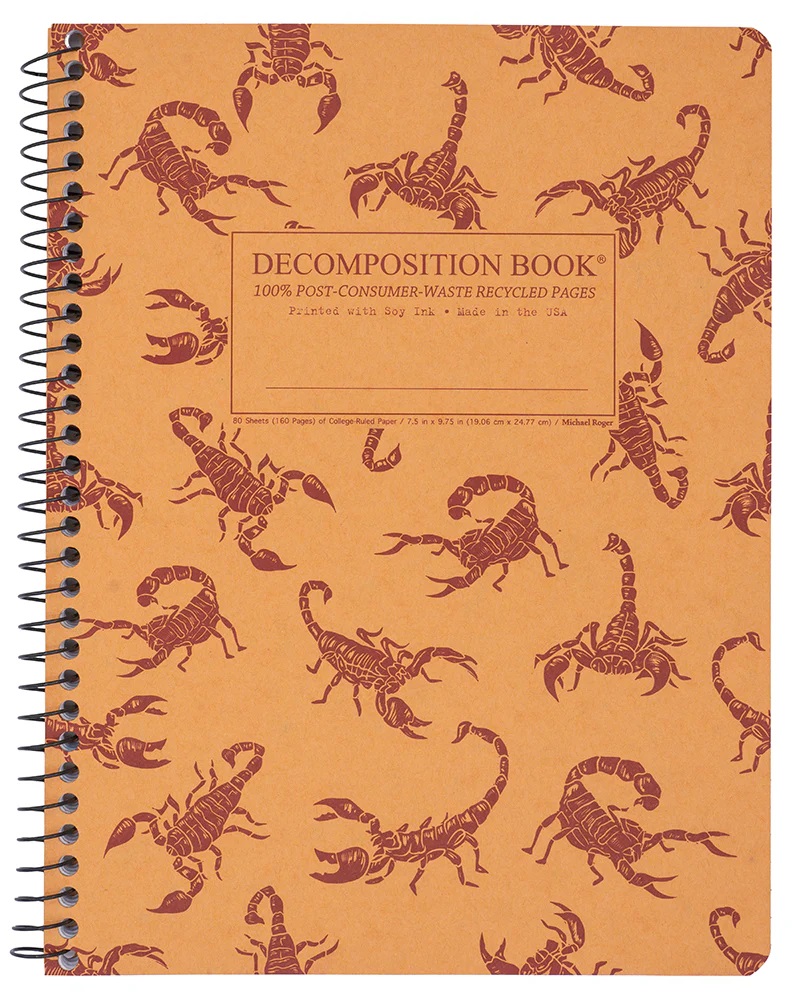Coil Bound Decomposition Scorpions Book