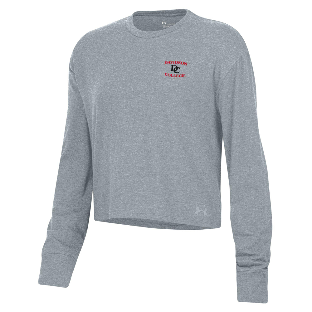 Women's Under Armour Icon Long Sleeve Steel Heather Tee
