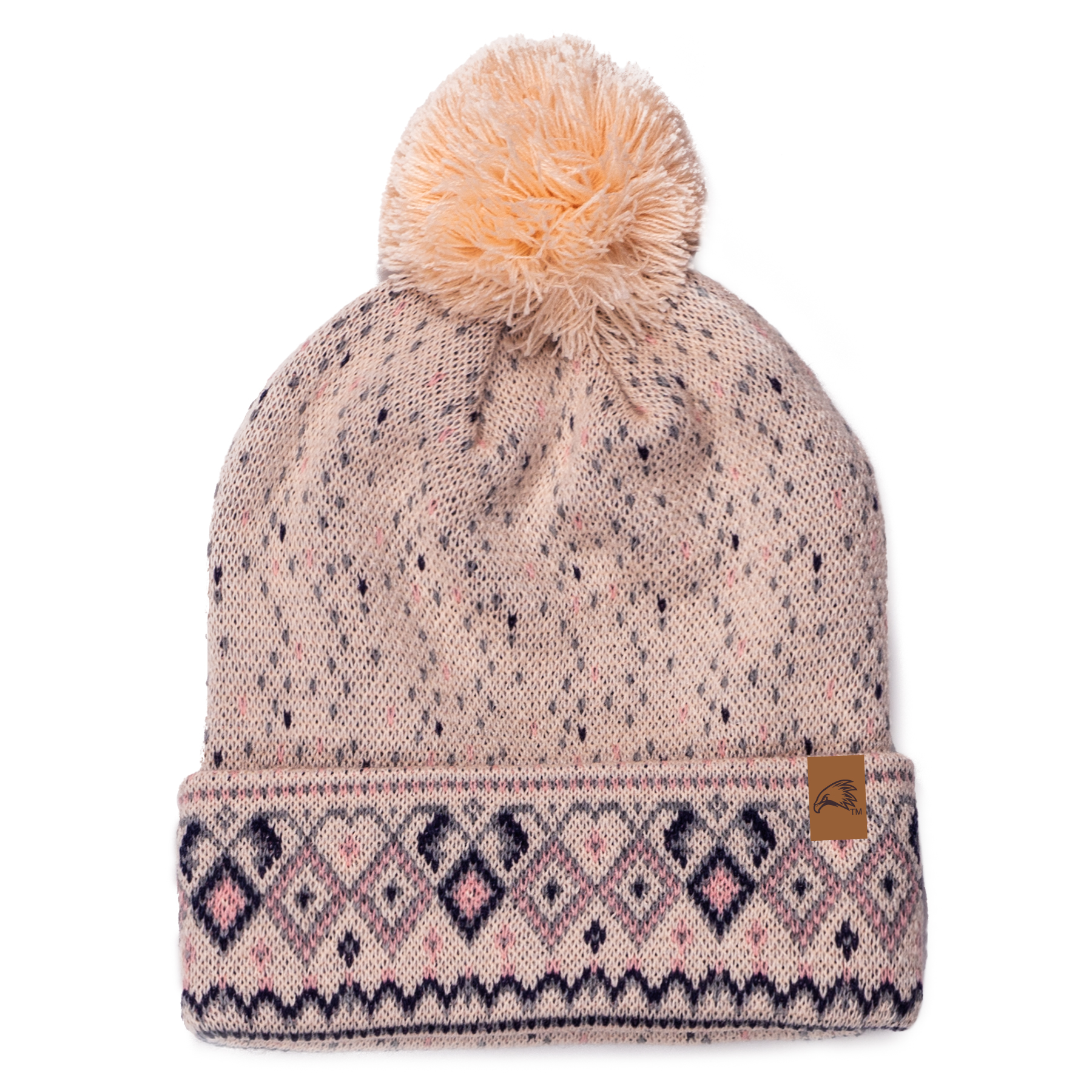 Eagles Diamond Confetti Pom Pom Stocking Hat