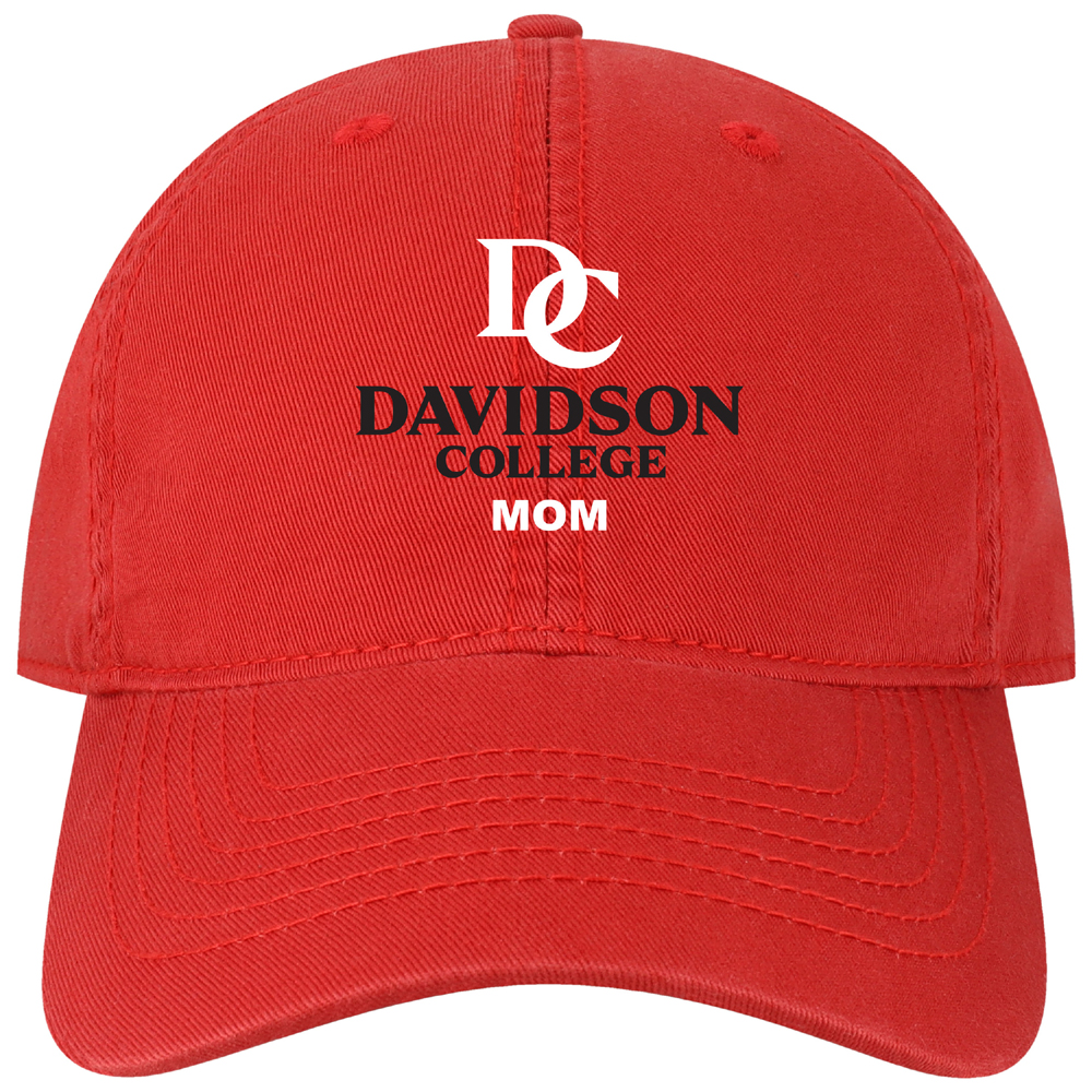 Davidson College Red Mom Hat