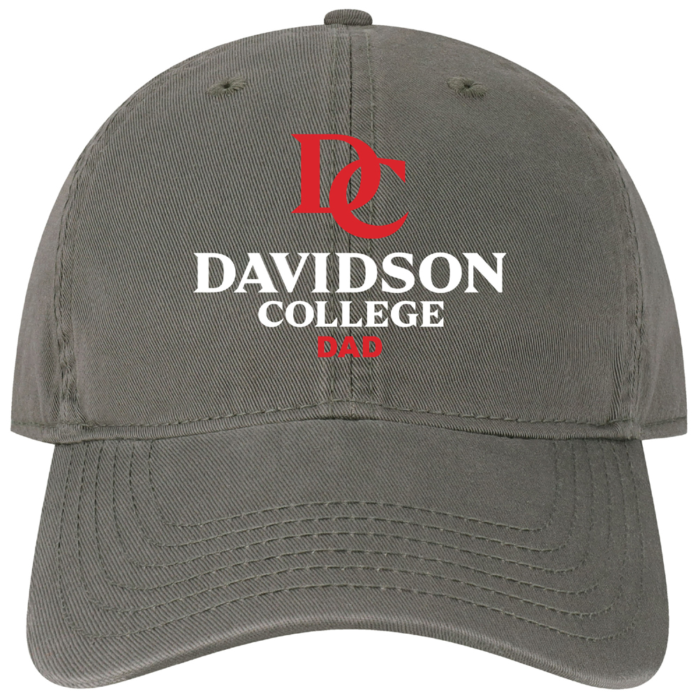 Davidson College Dark Grey Dad Hat