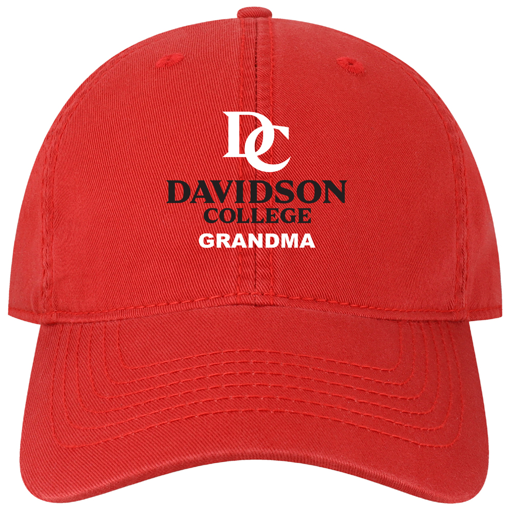 Davidson College Grandma Red Hat