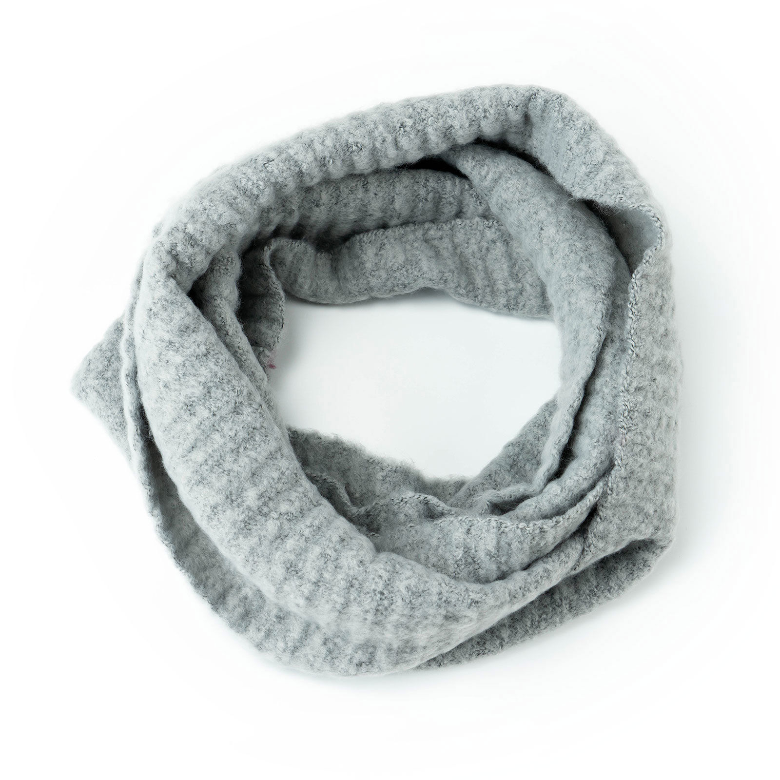 Britt's Knits Common Good Recycled Infinity Scarf- Gray
