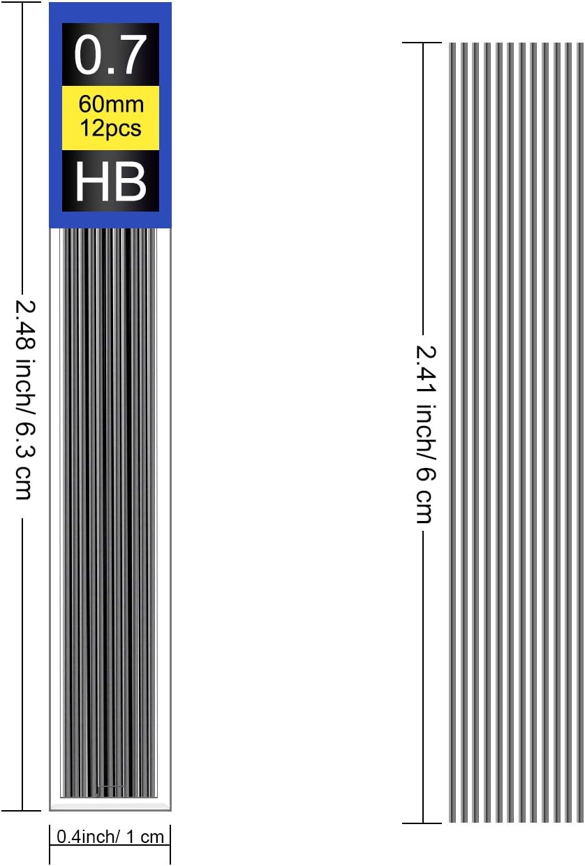 0.7mm HB Mechanical Pencil Refills
