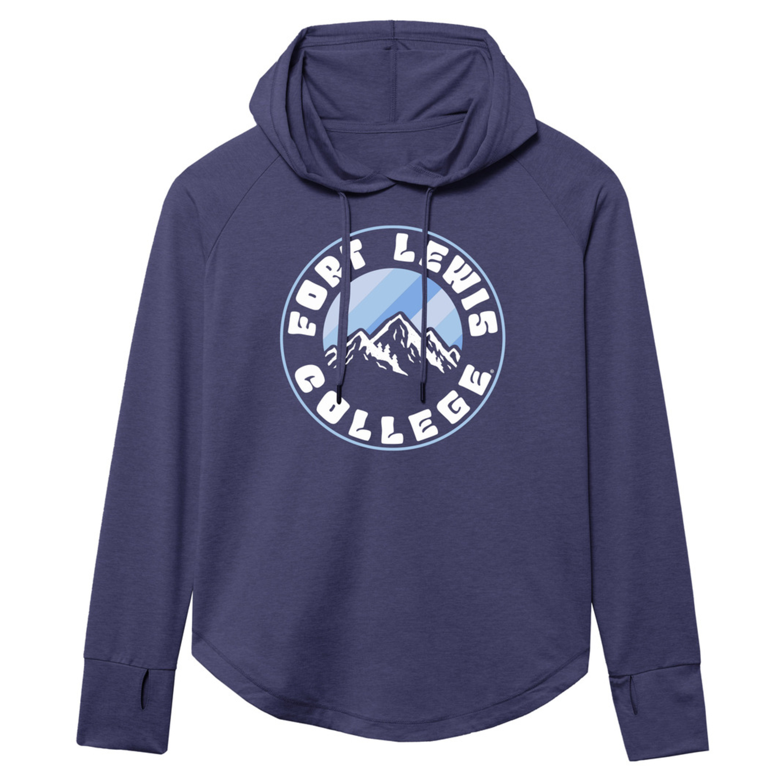 Fort Lewis College Ladies Hooded T-Shirt