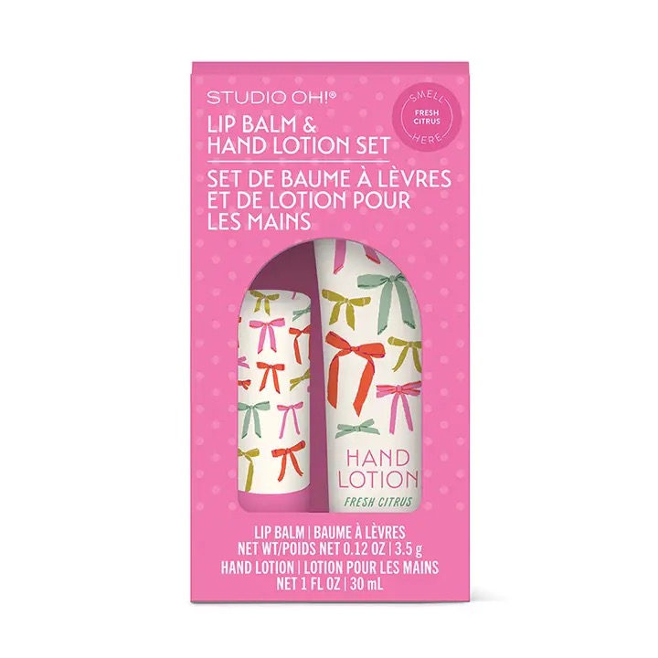 Put a Bow on It Lip Balm & Hand Lotion Set