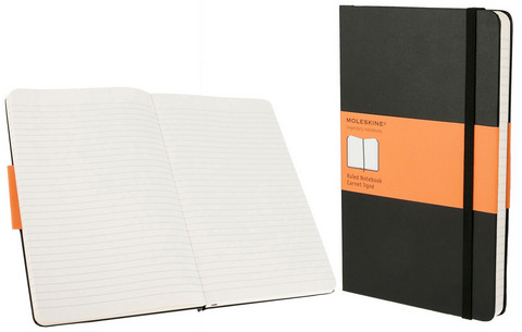 Moleskine Ruled Notebook 5" x 8.25"