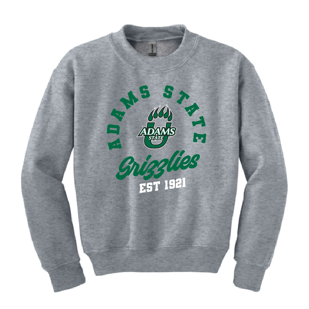Adams State Grizzlies Youth Crew Sweatshirt