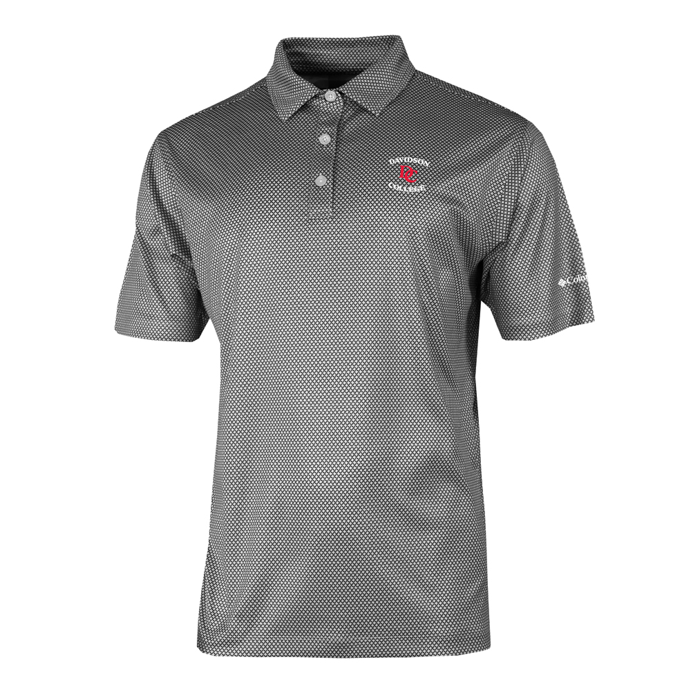 Columbia Davidson College Low Flyer Black Polo