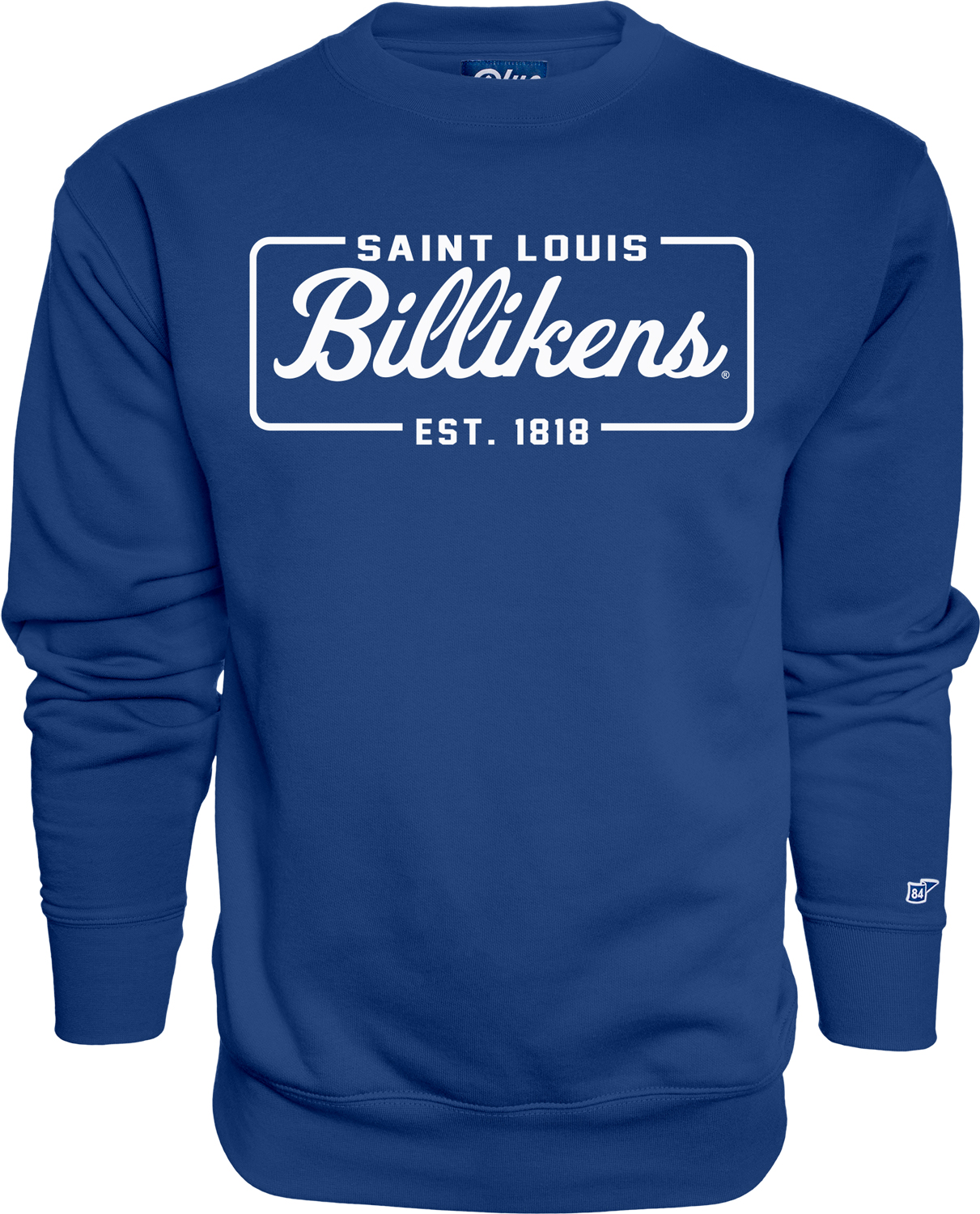 Blue 84 Double Stamp Crewneck