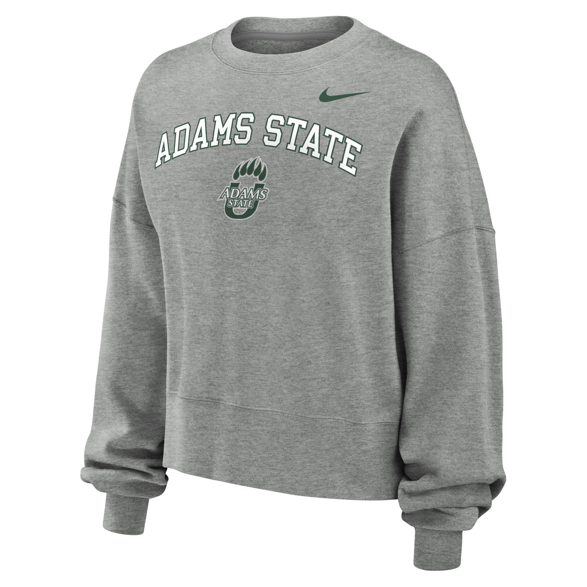 Adams State Nike Ladies Fleece Crew Sweatshirt