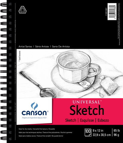 Canson Universal Sketch Book 9" x 12"