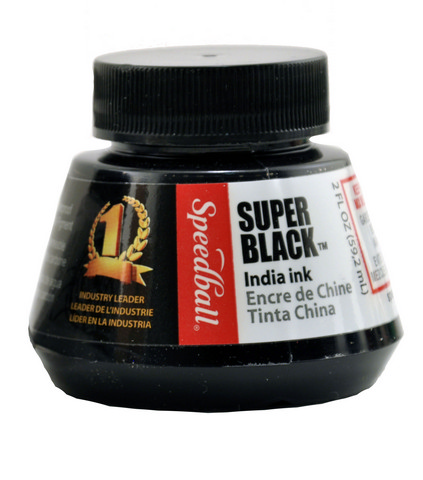 Super Black India Ink - 2 oz.