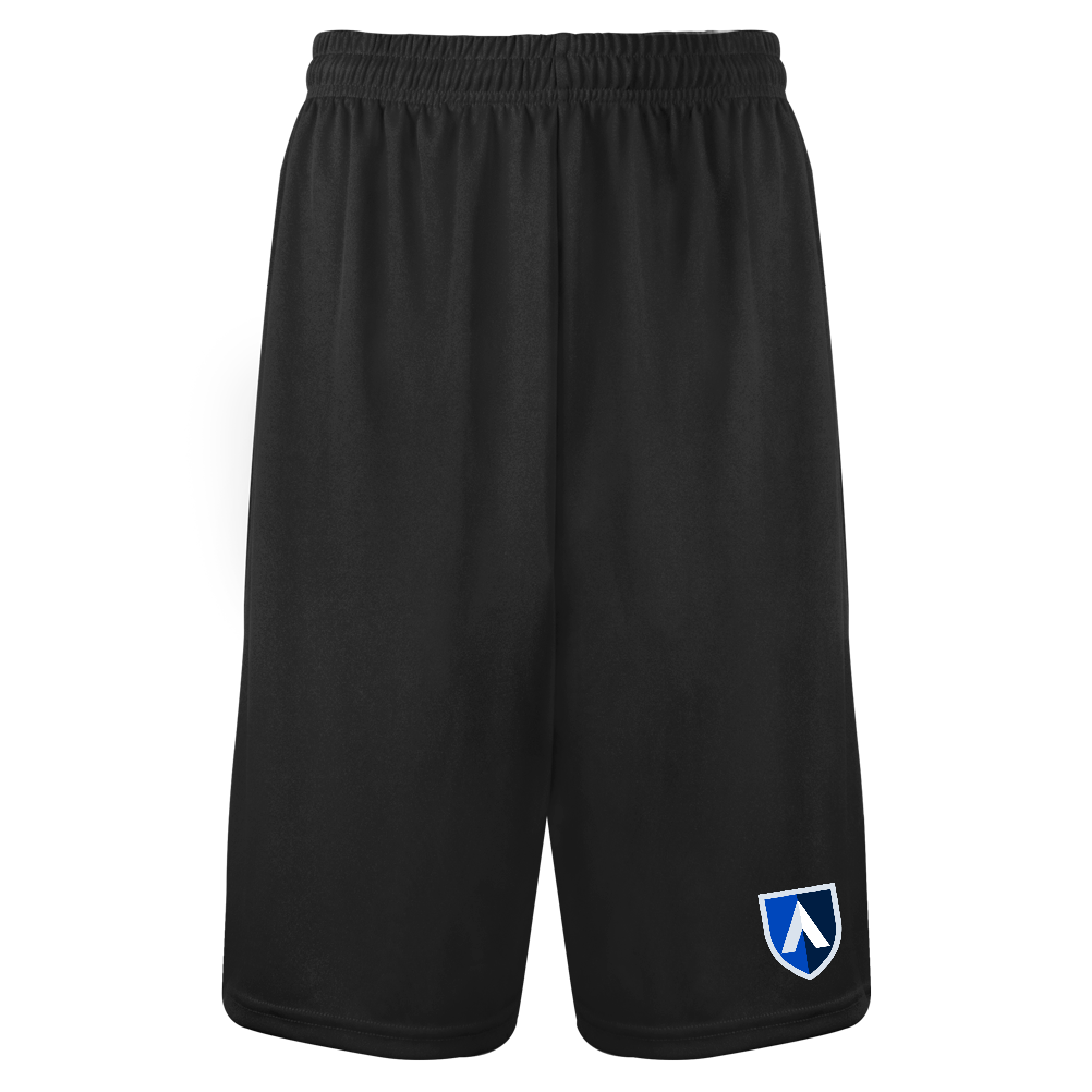 Aiken Technical Black Performance Classic 9 Inch Short Aiken Technical College Shield