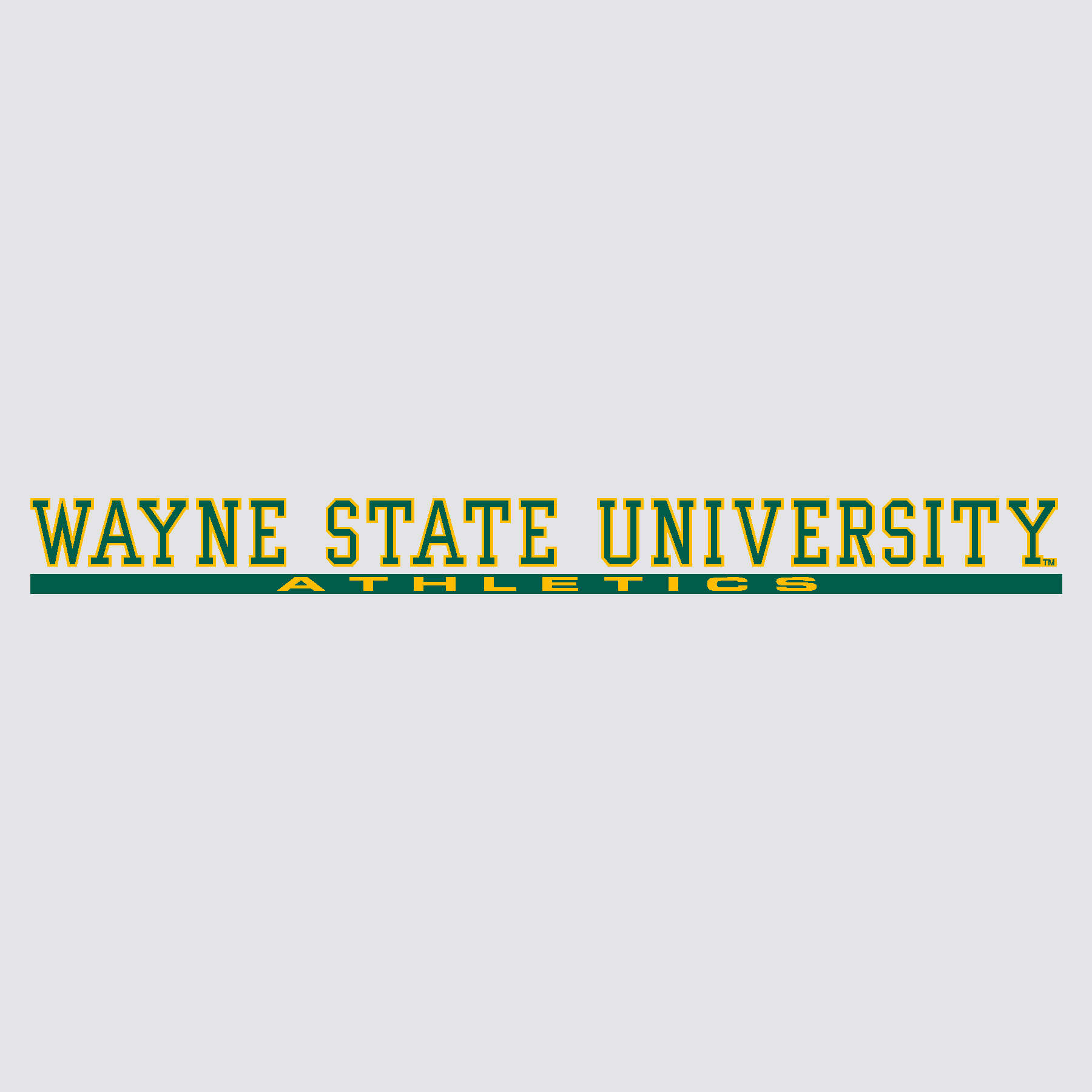 Wayne State University Athletics Auto Decal Strip