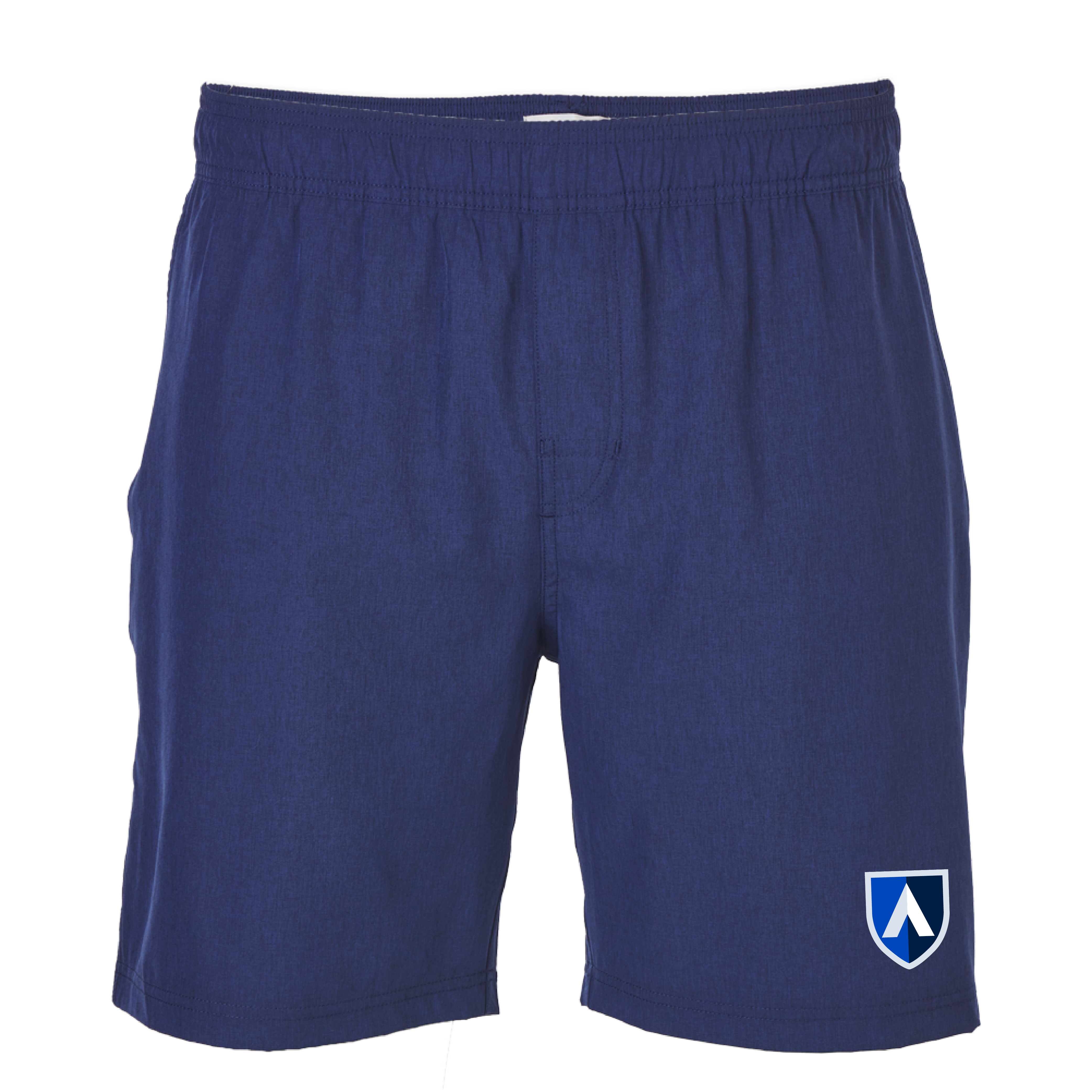 Aiken Technical Boxercraft Navy Riptide Hybrid Short Aiken Technical College Shield