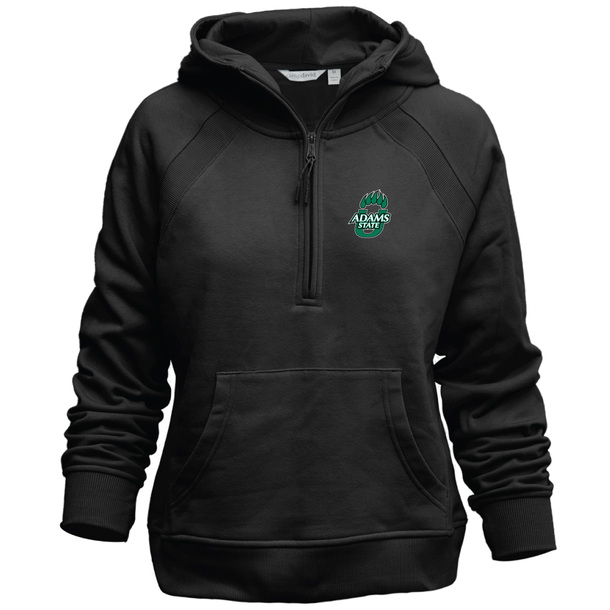 Adams State Ladies Half Zip Hooded Sweatshirt