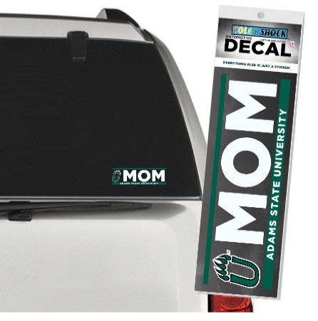 Adams State Mom Window Decal - Outside Application