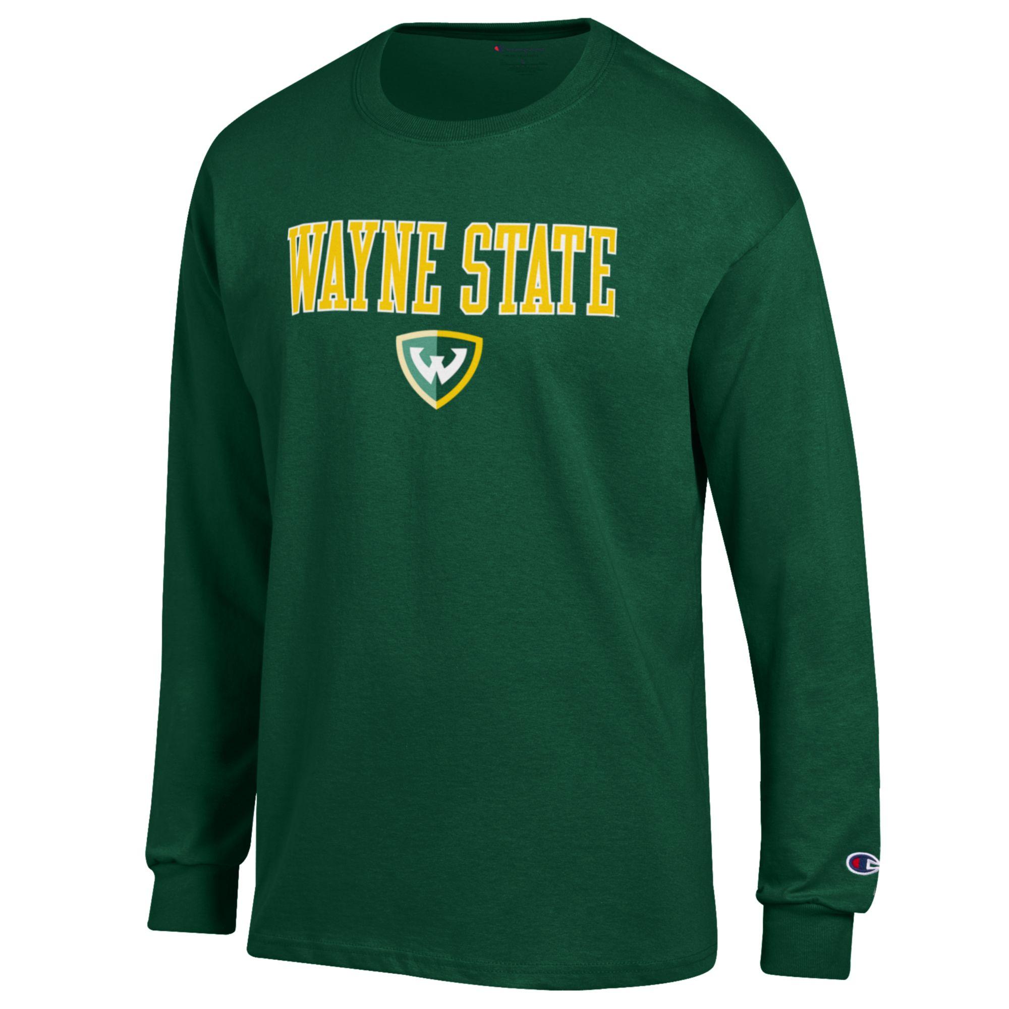 Wayne State Shield Long Sleeve Shirt