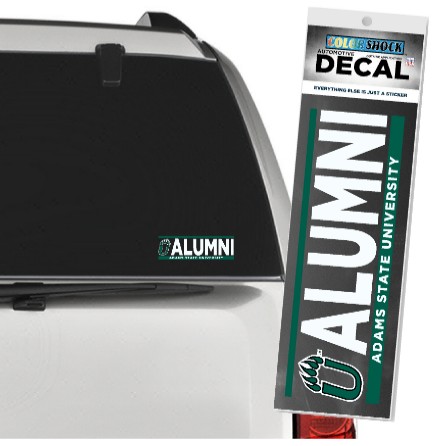 Adams State Alumni Window Decal - Outside Application