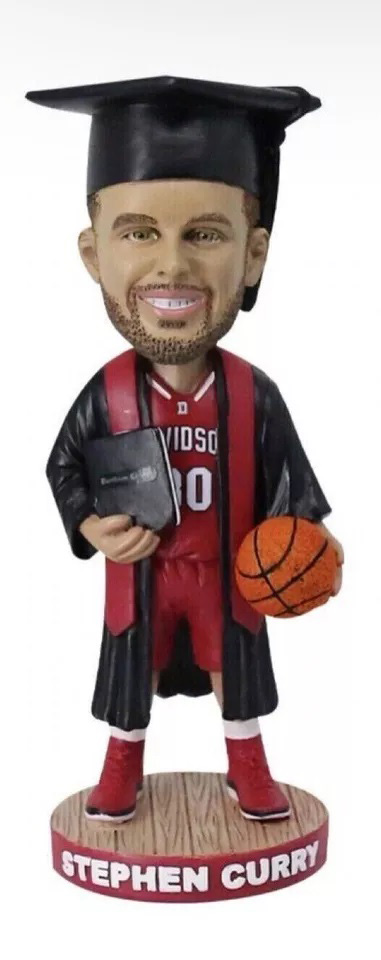 Stephen Curry College Grad Bobblehead