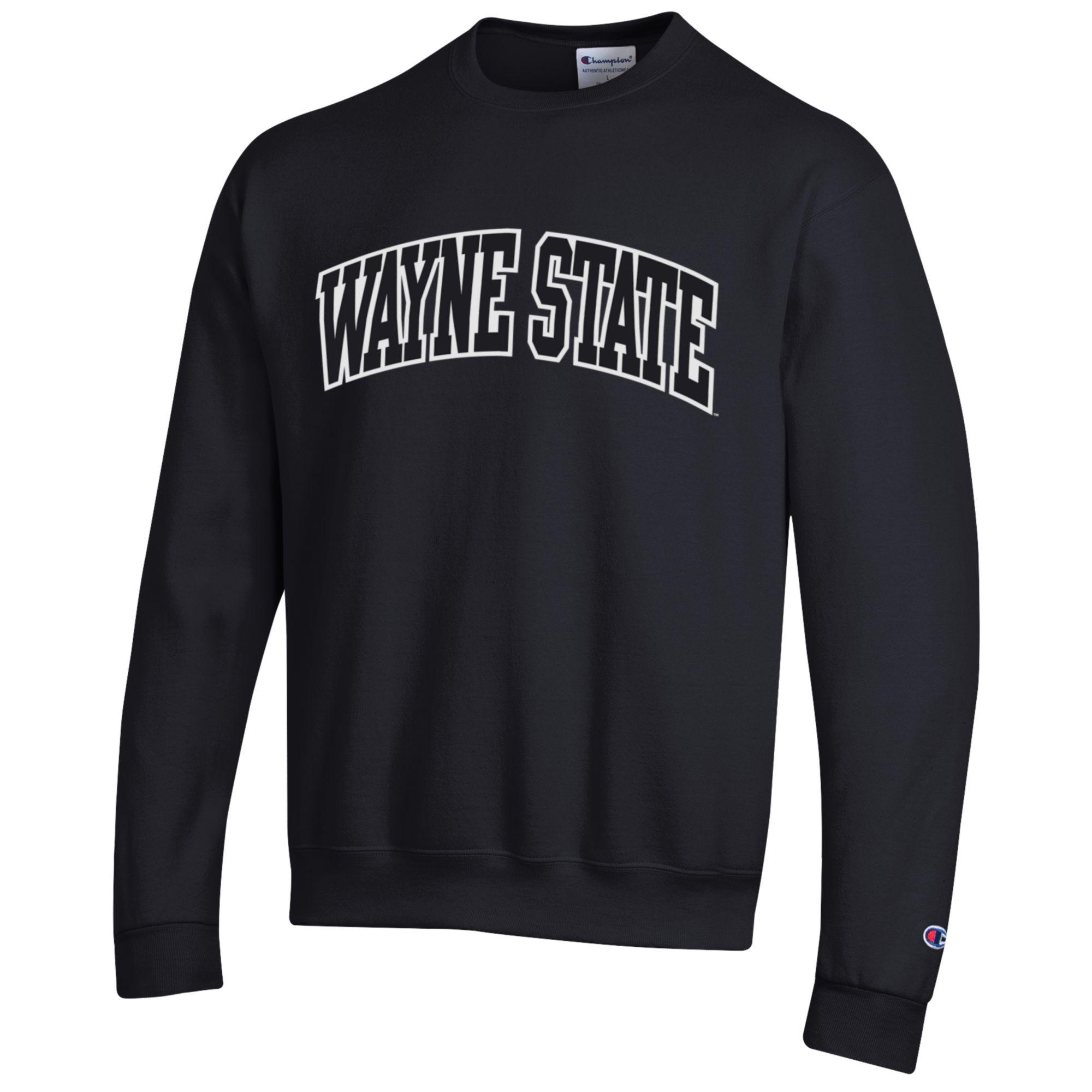 Wayne State Arch Powerblend Fleece Crew Sweatshirt