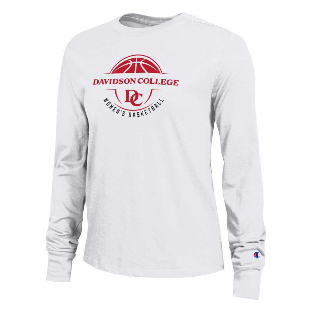 Champion Women's Long Sleeve White Basketball Tee