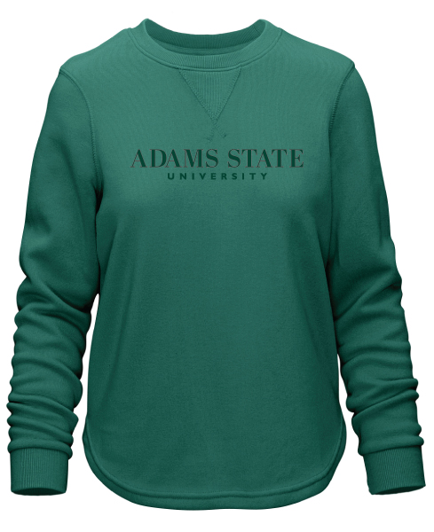 Adams State University Ladies Crew Sweatshirt