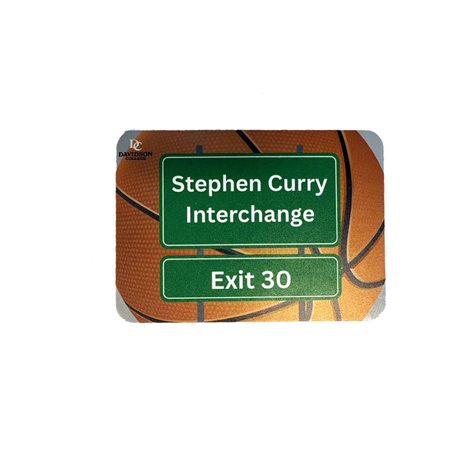 Stephen Curry Interchange Exit 30 Basketball Magnet