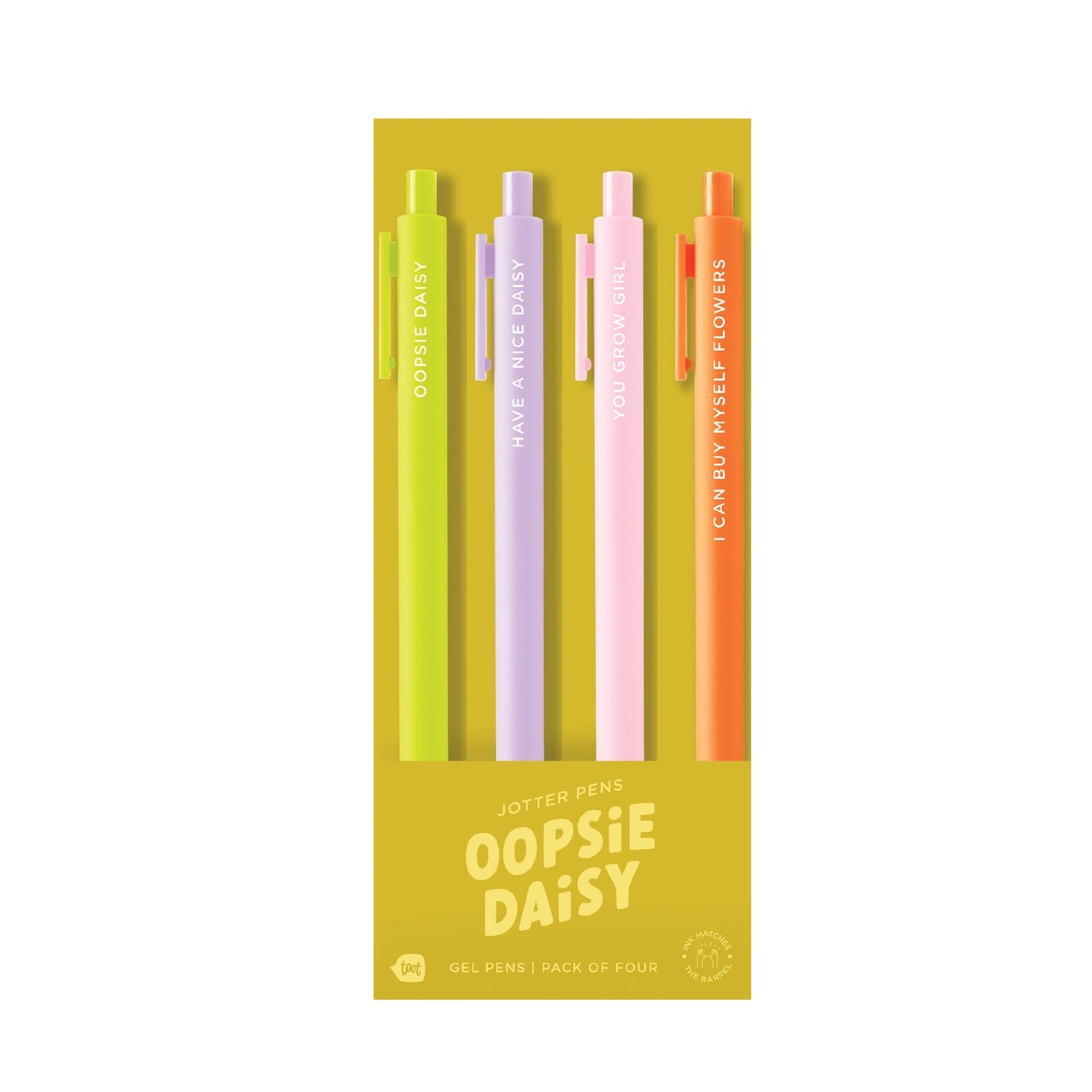 Jotter Pen Set 4 Pack- Oopsie Daisy