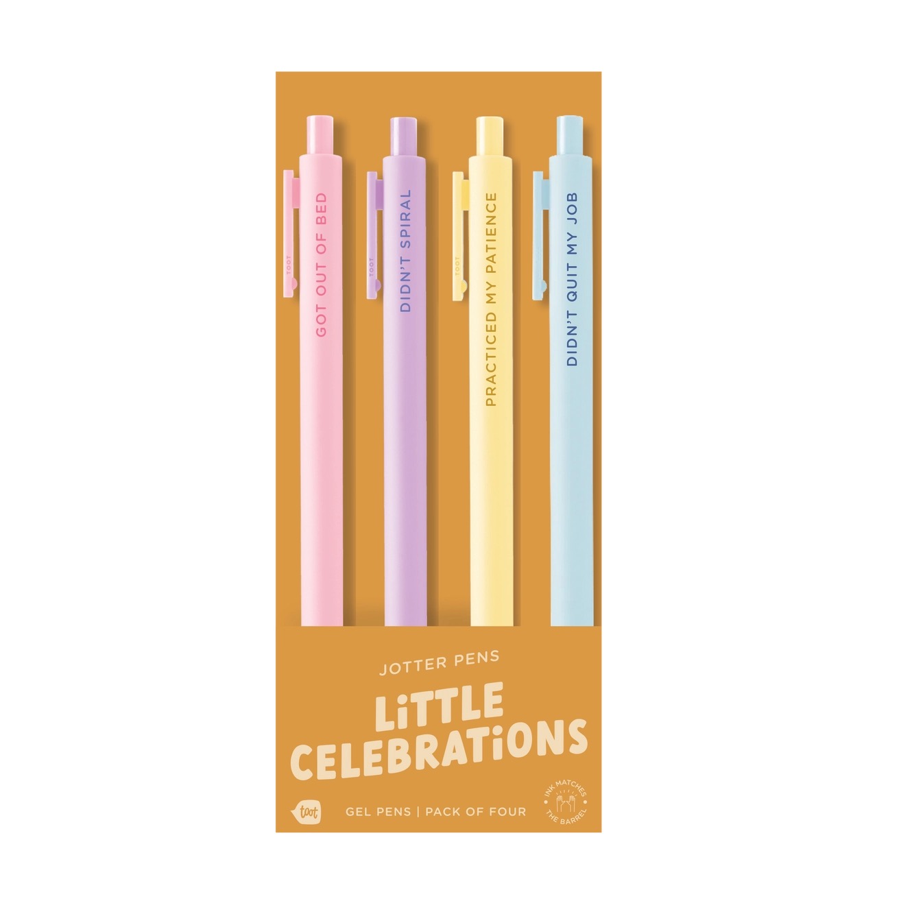 Jotter Pen Set 4 Pack- Little Celebrations