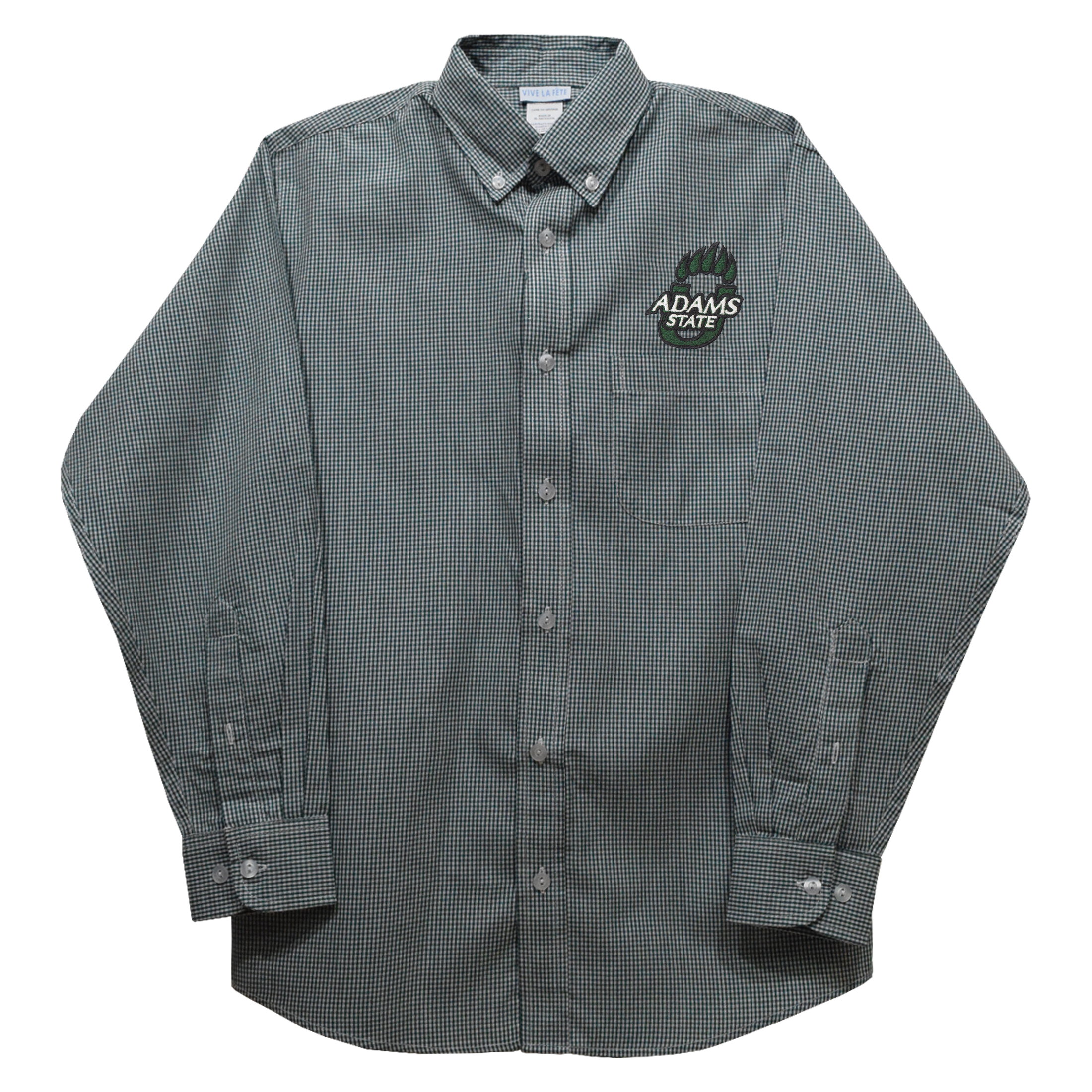 Adams State Mini Check Button Down Shirt