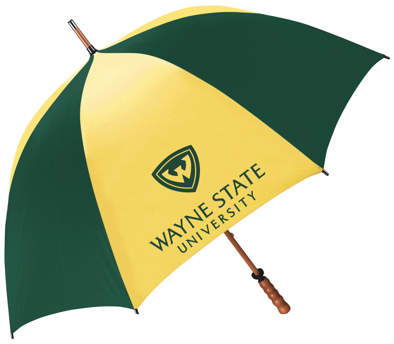 The Eagle Wayne State Wood Shaft Umbrella