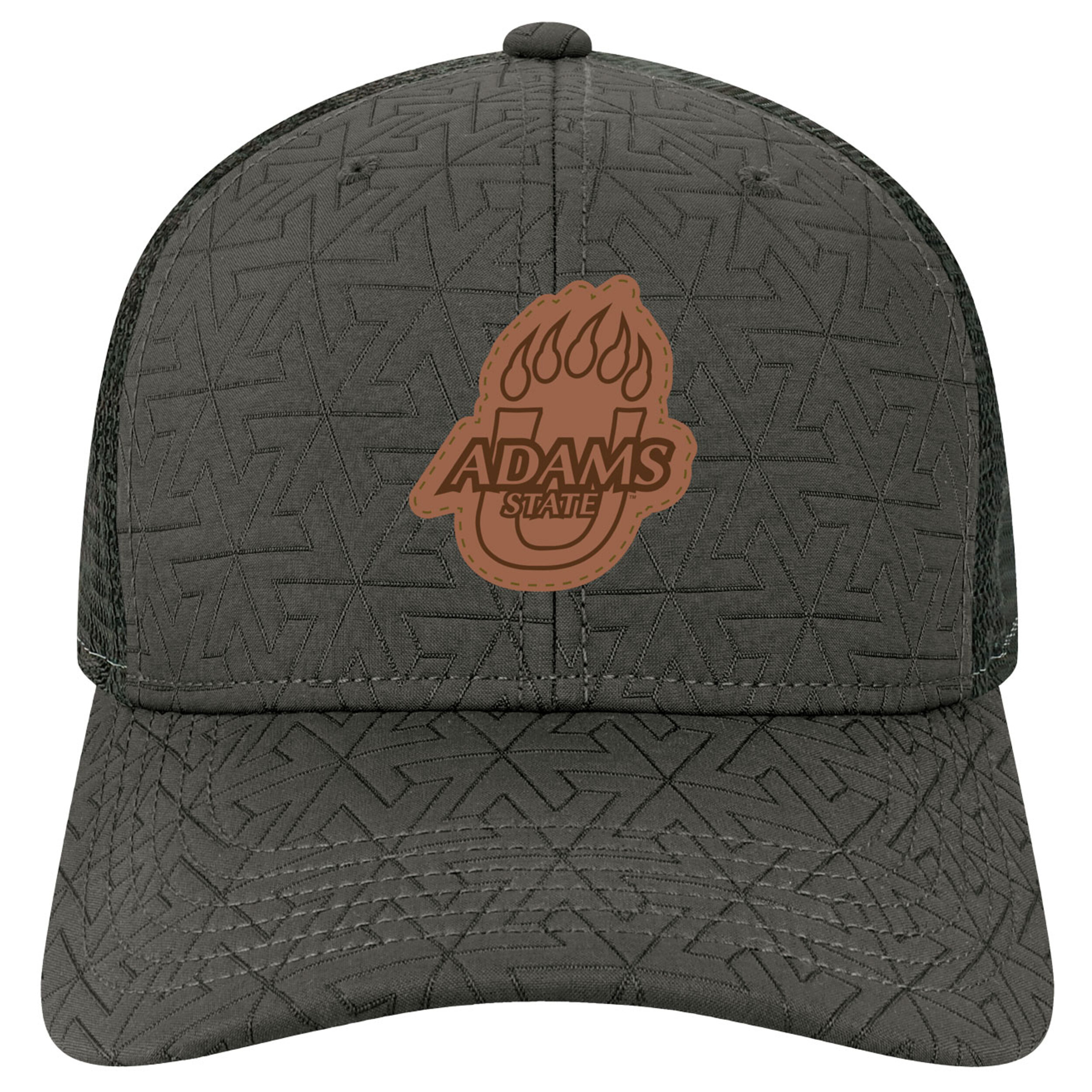 Adams State Leather Patch Snapback Hat