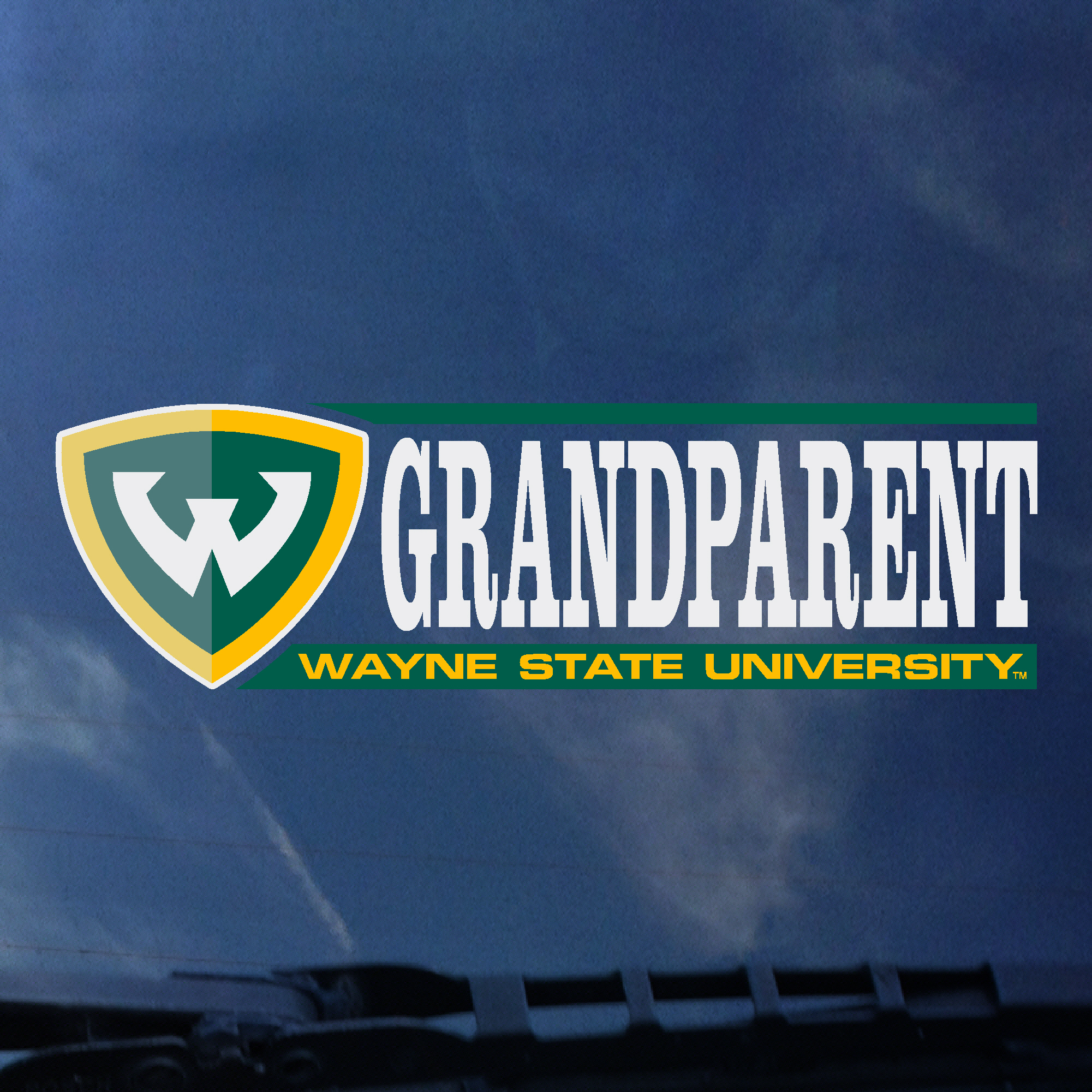 Wayne State University Grandparent Auto Decal