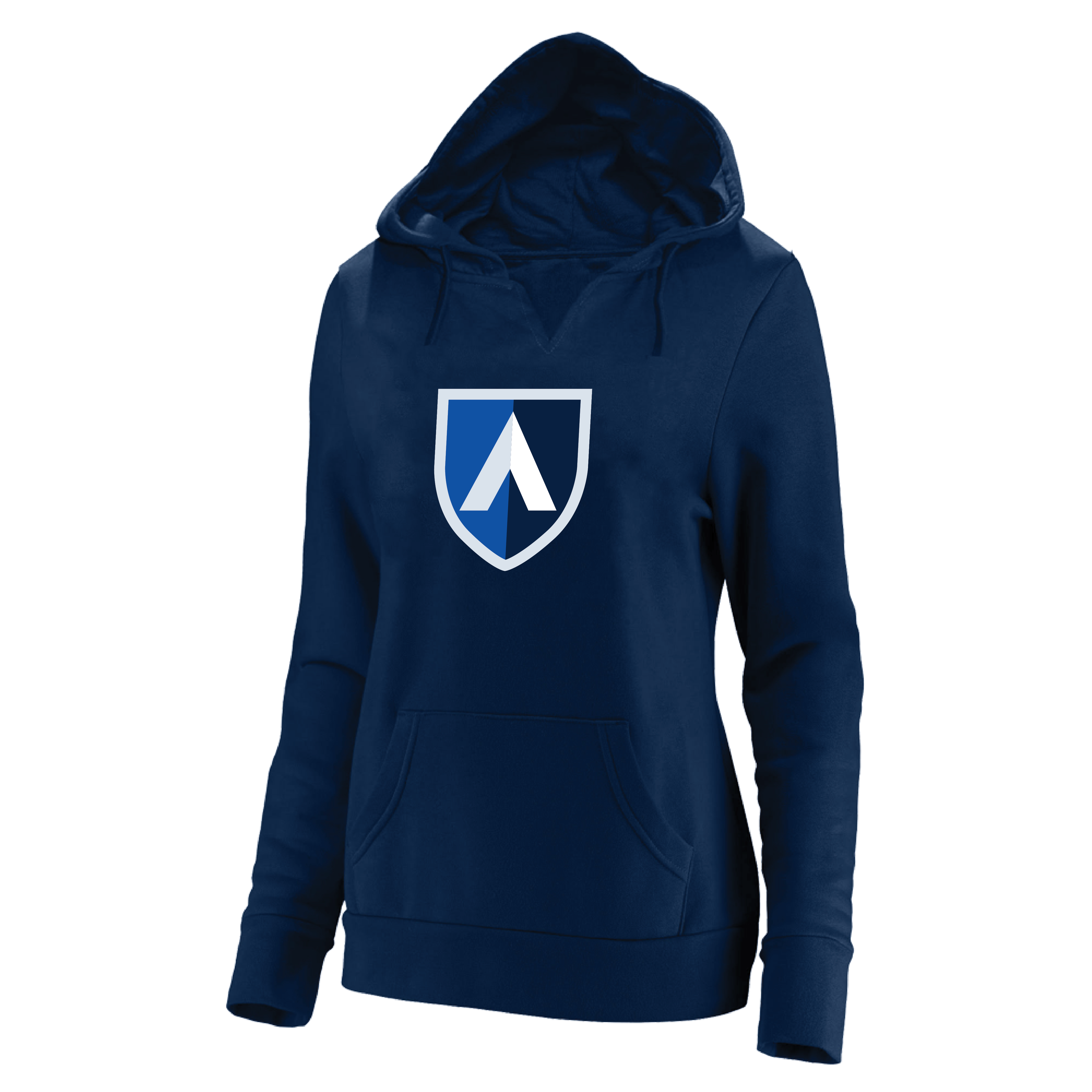 Aiken Technical Womens Plus Navy Hoodie Aiken Technical College Shield