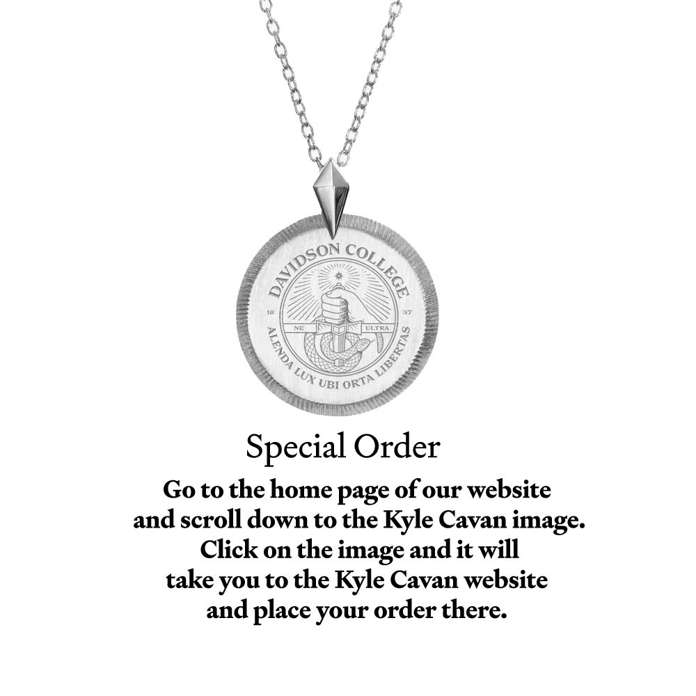 Davidson Seal Sterling Silver Florentine Pendant