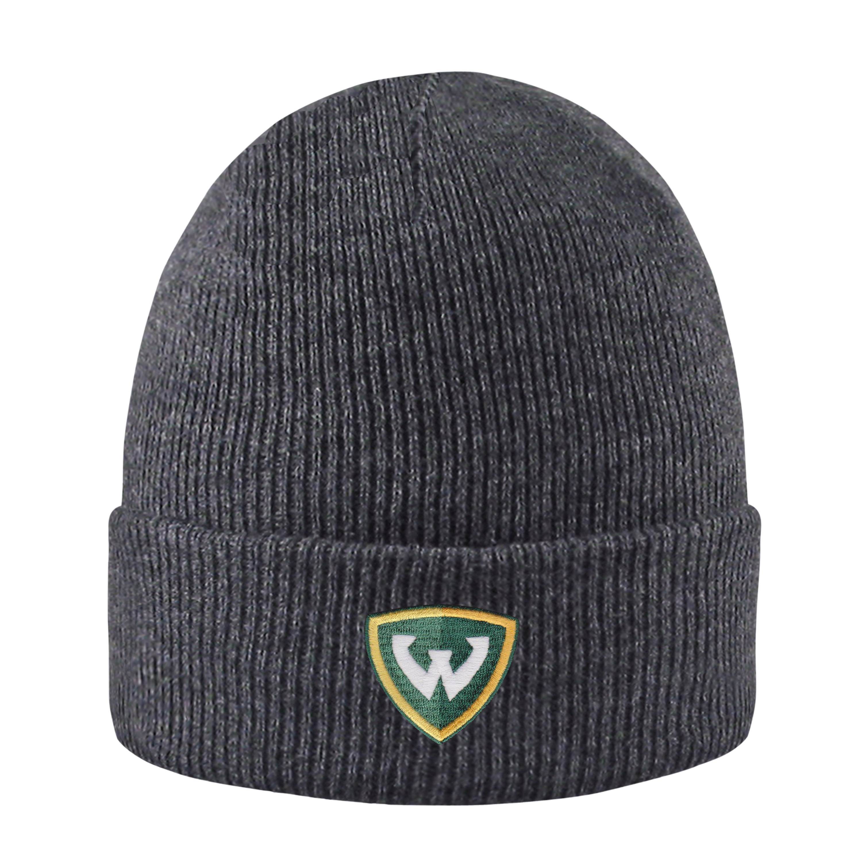 WSU Wordmark Logo North Pole Cuff Knit Beanie