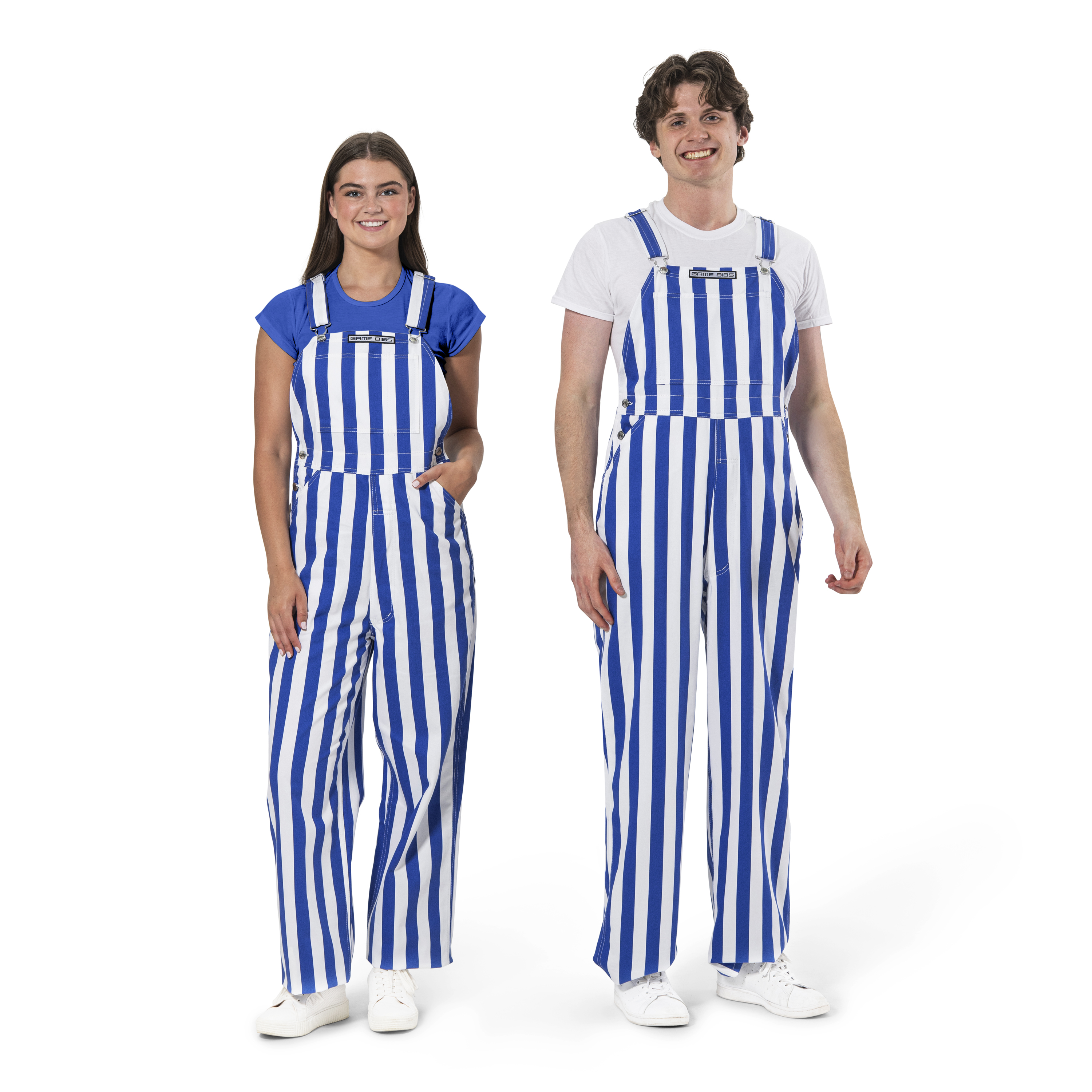 Game Bibs Striped Bib Overalls