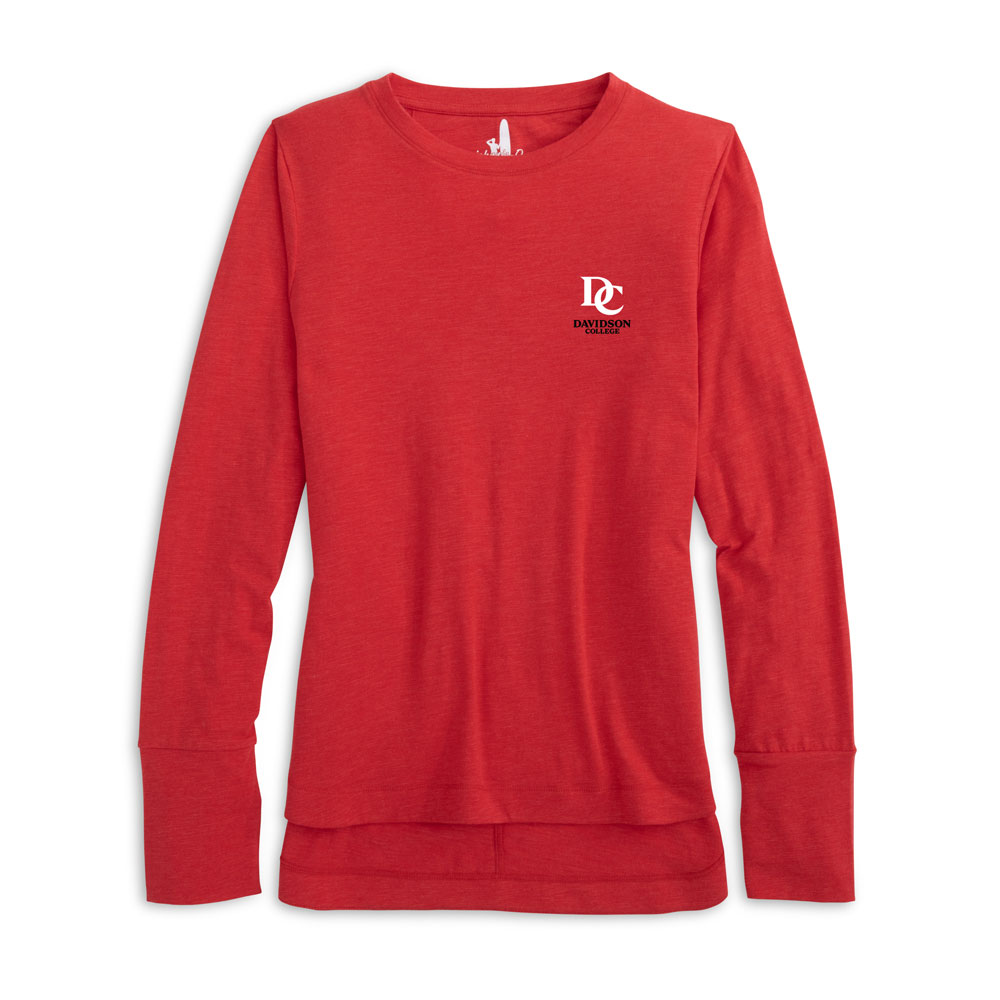 Women's Johnnie-O Red Valerie Long Sleeve Tee
