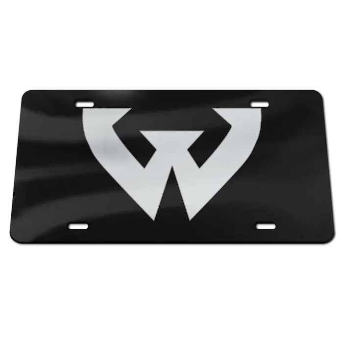 WSU Logo Acrylic License Plate