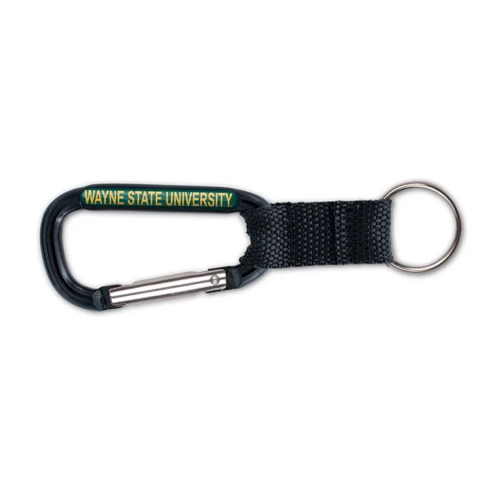 Wayne State University Carabiner Keychain