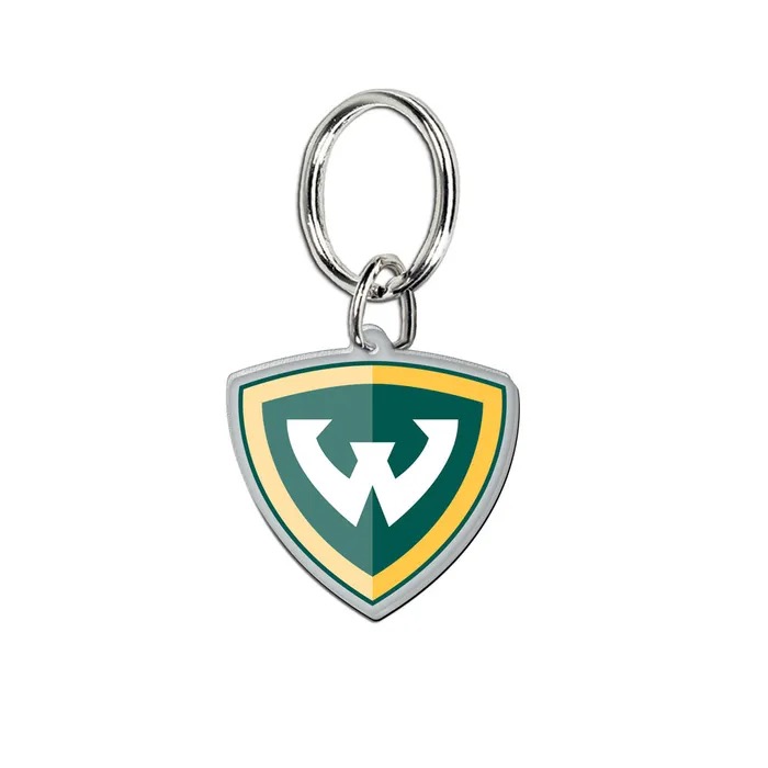 WSU Shield Freeform Keychain