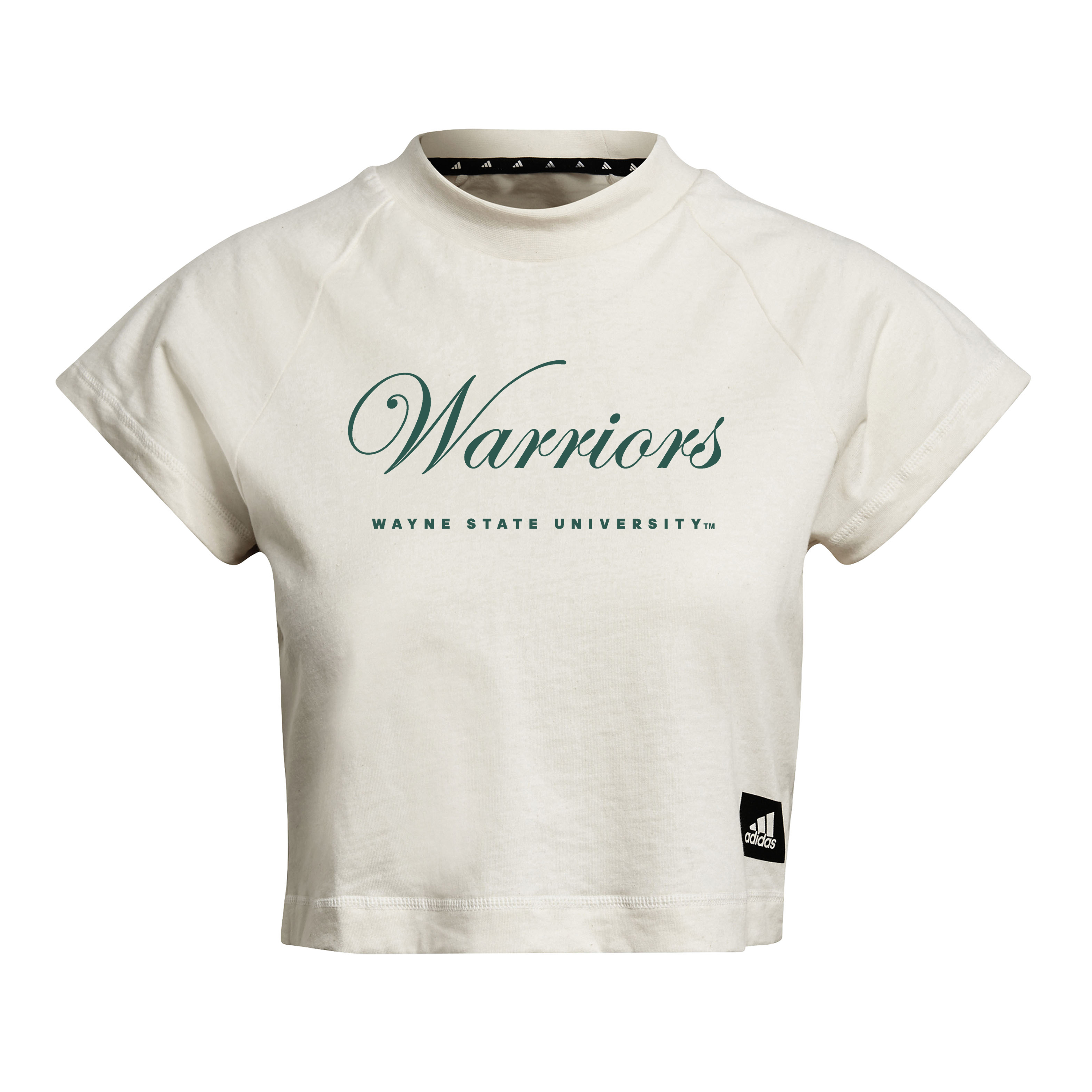 Warriors Adidas Women's Recycled Crop Tee
