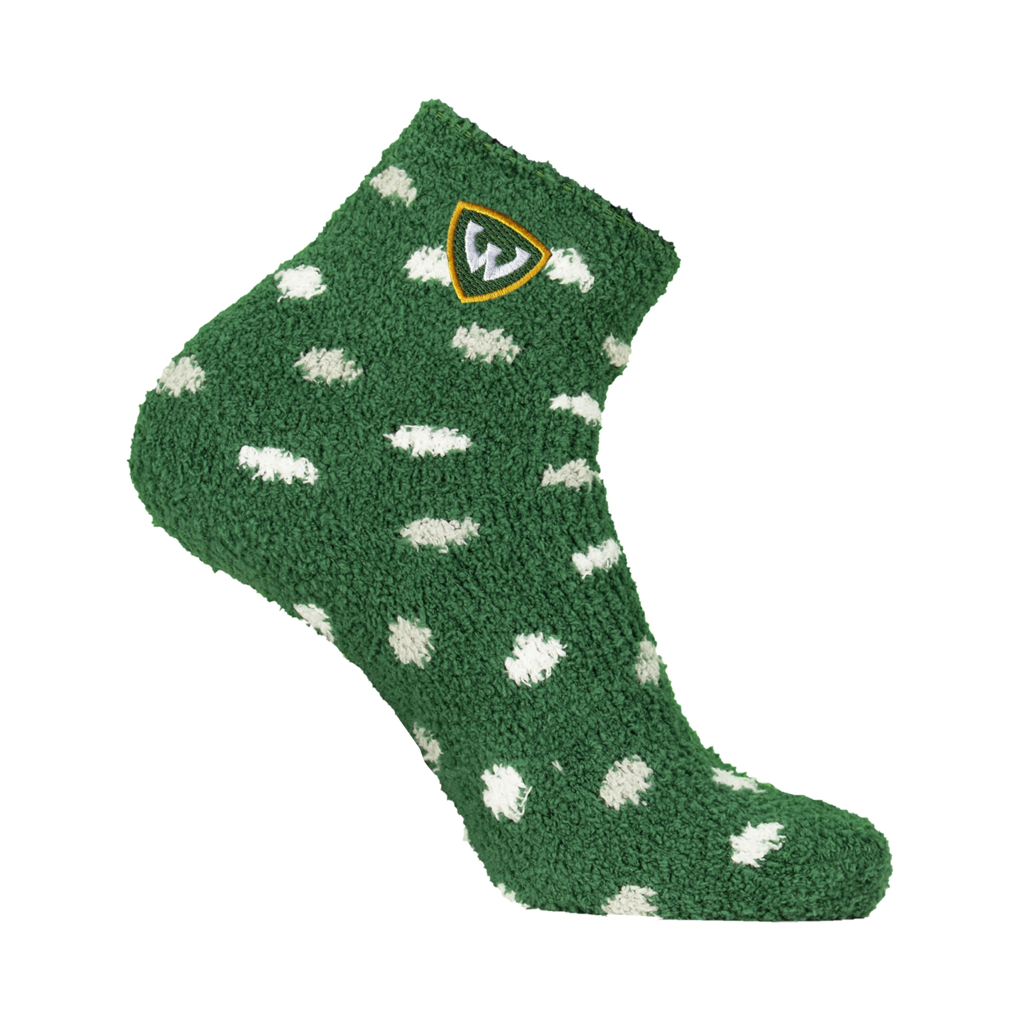 WSU Shield Polka Dot Cozy Adult Socks