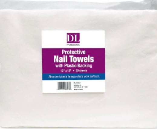 Protective Nail Towels with Plastic Backing