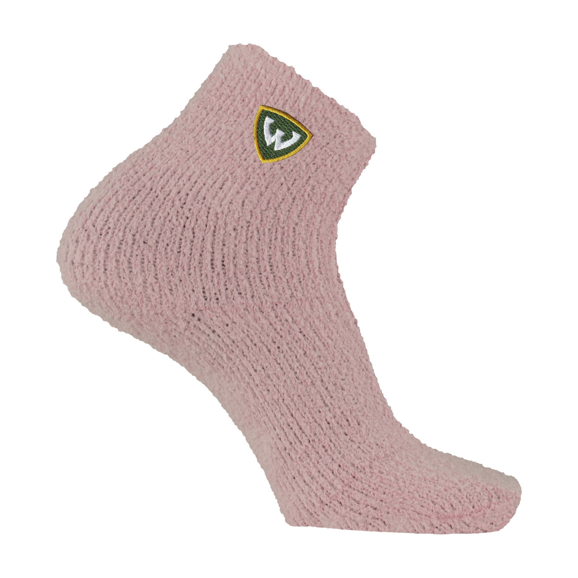 WSU Shield Solid Cozy Adult Socks